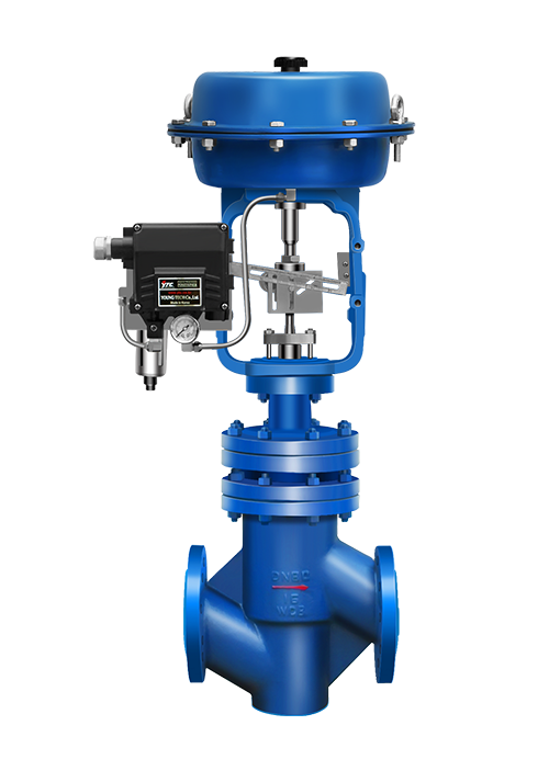 DBCF fluorine-lined single seated control valve